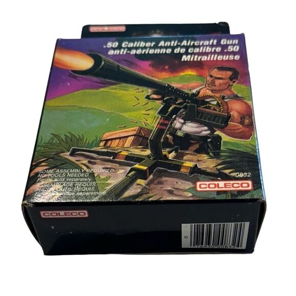 Coleco RAMBO 1985/86  .50 Caliber Anti-Aircraft Gun Factory New in Box - Picture 3 of 8